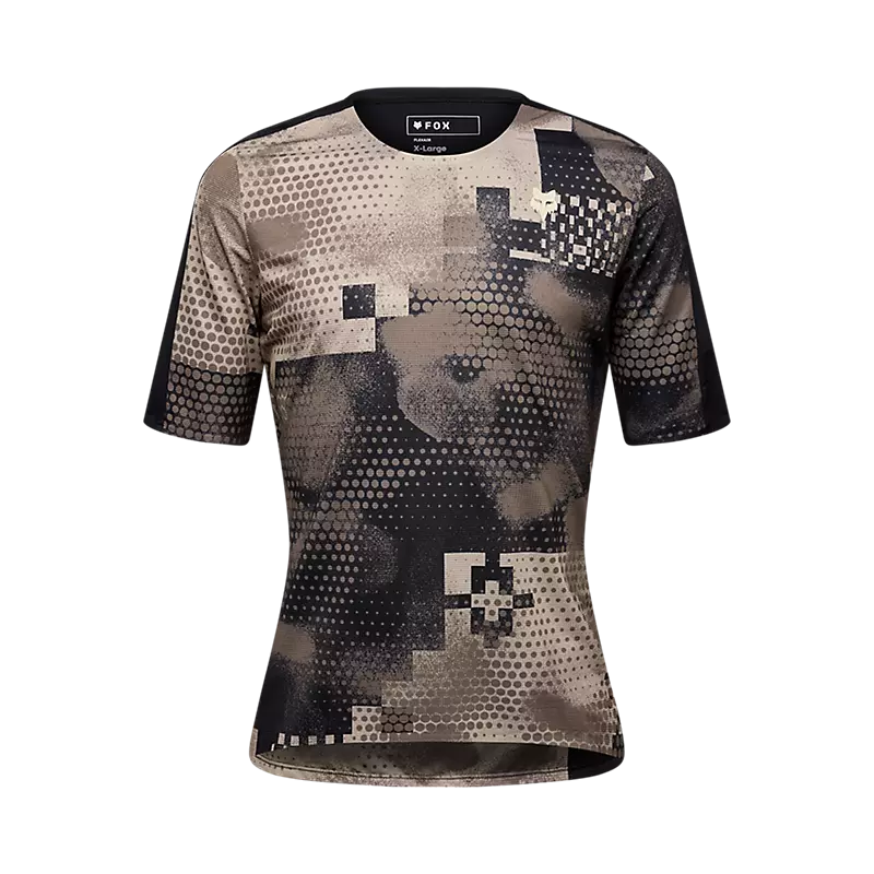 Fox Racing Flexair Ascent Short Sleeve MTB Jersey - Pulse - Sand