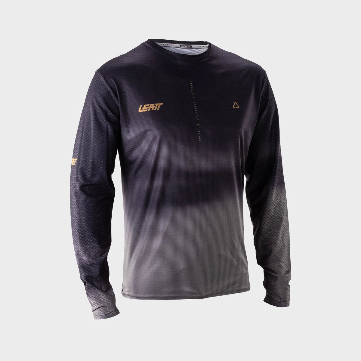 Leatt Trail 3.0 Long Sleeve MTB Jersey - Ghost Black