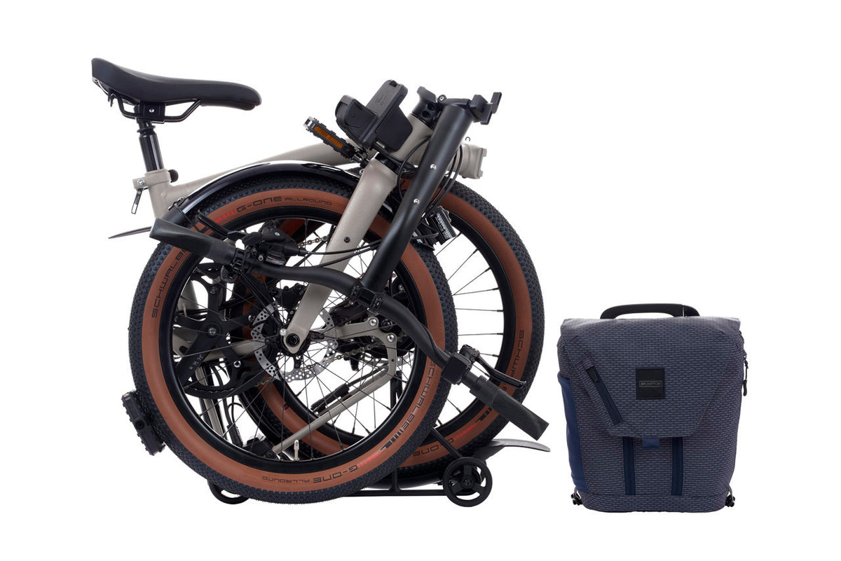 Brompton Electric G Line 4-Speed - Traildust White