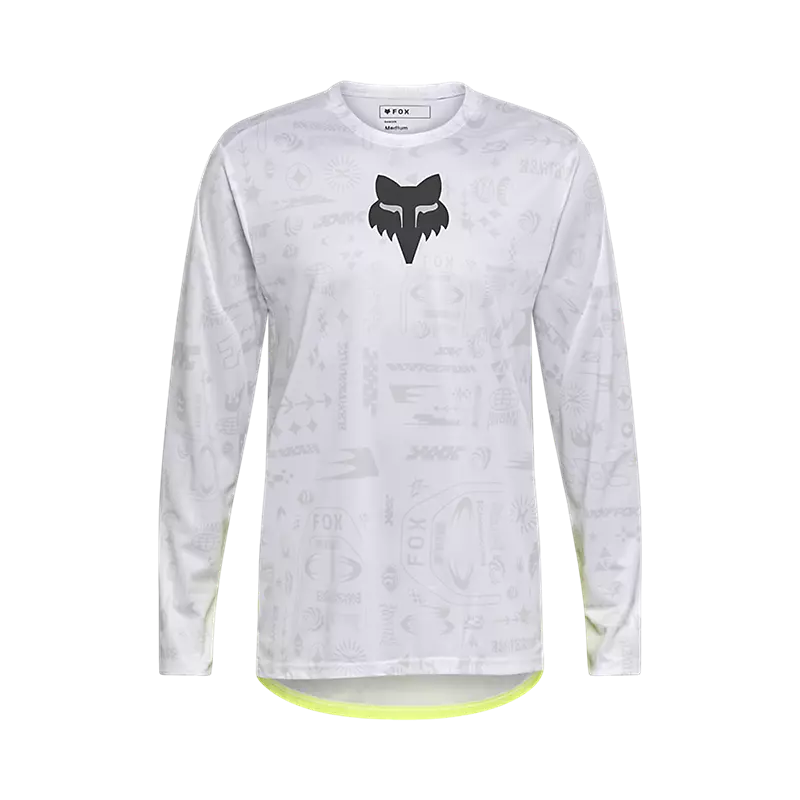 Fox Racing Ranger Long Sleeve MTB Jersey - Womens - Lunar - White