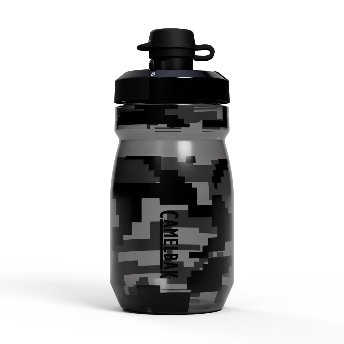Camelbak Podium Water Bottle - Dirt Series - 15oz - Black Digi Camo