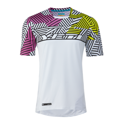 Yeti Enduro Short Sleeve MTB Jersey - White Distortion