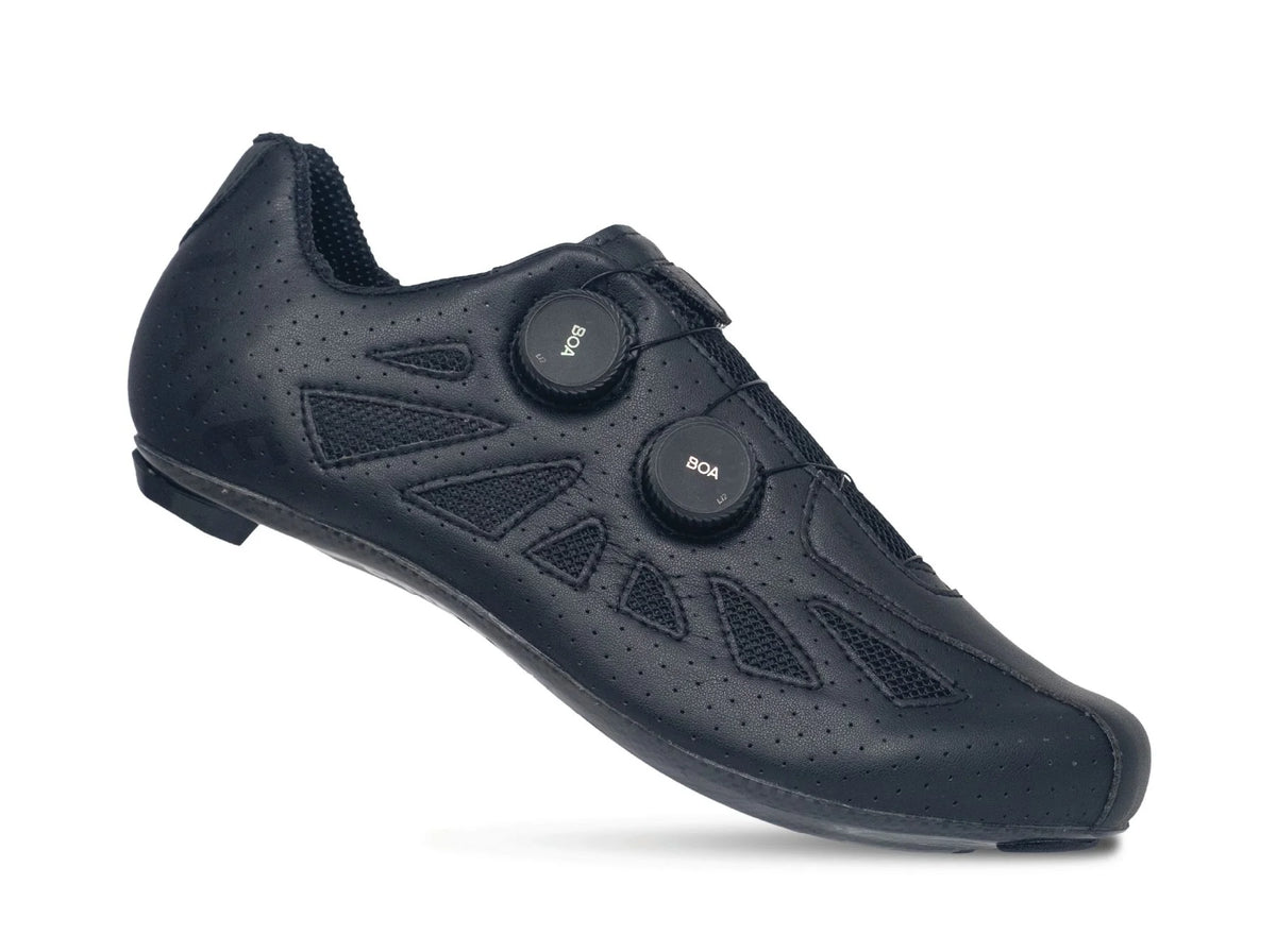 Lake CX302 Road Shoe - Narrow - Classic Black-Black