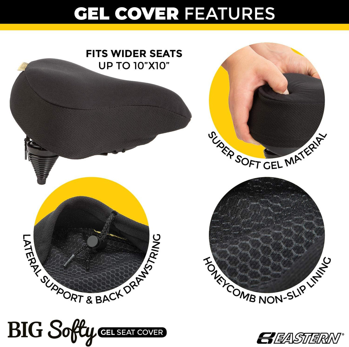Eastern Big Softy Seat kit - With Gel Cover