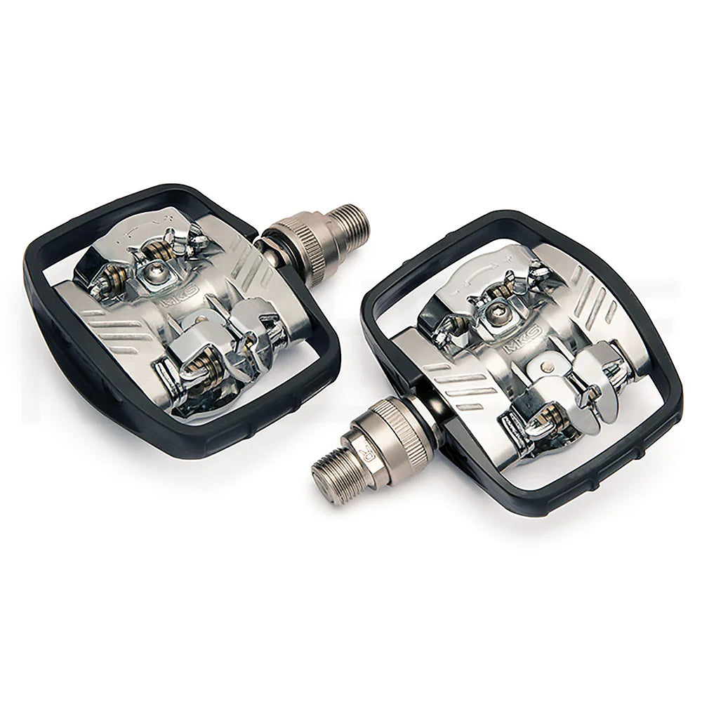 Dahon MKS UUS-S EZY Pedals - Black-Silver
