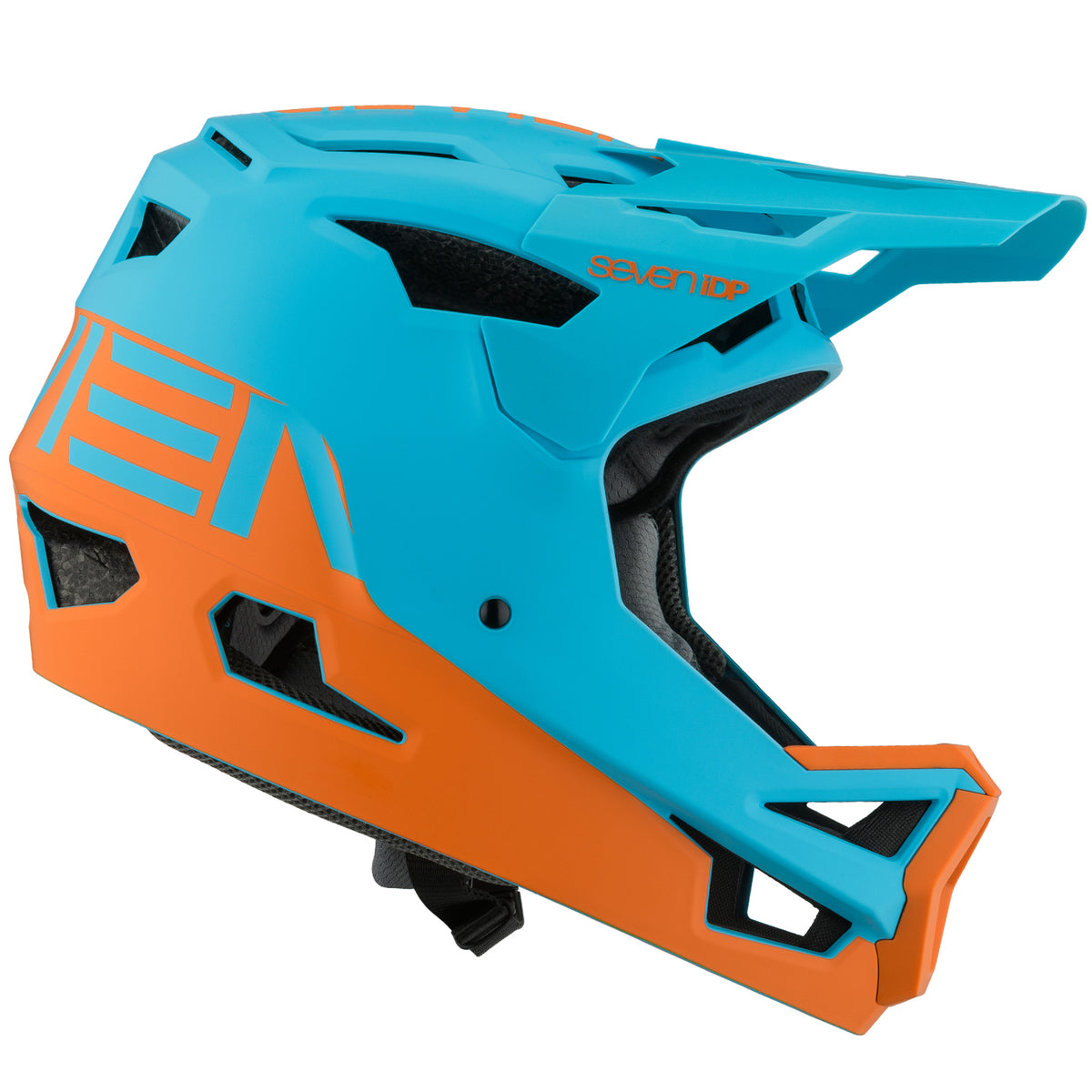 7 iDP Project 23 ABS Full Face Helmet - Matte GT Blue-Orange