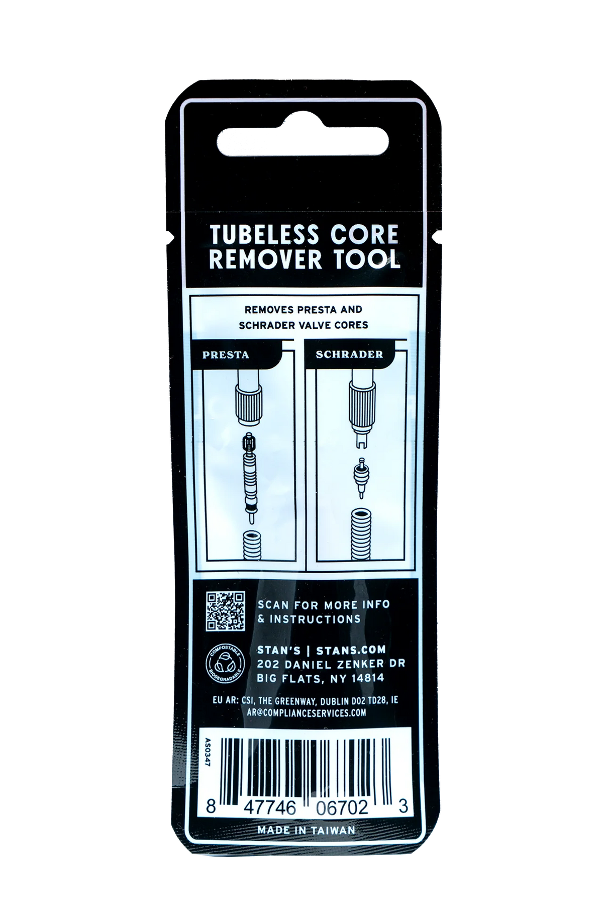 Stans No Tubes Tubeless Core Remover Tool