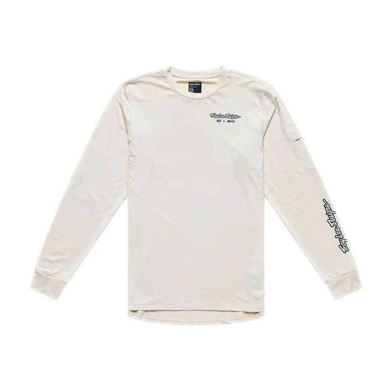 Troy Lee Designs Ruckus Long Sleeve Ride Tee - Art and Speed - Pumice