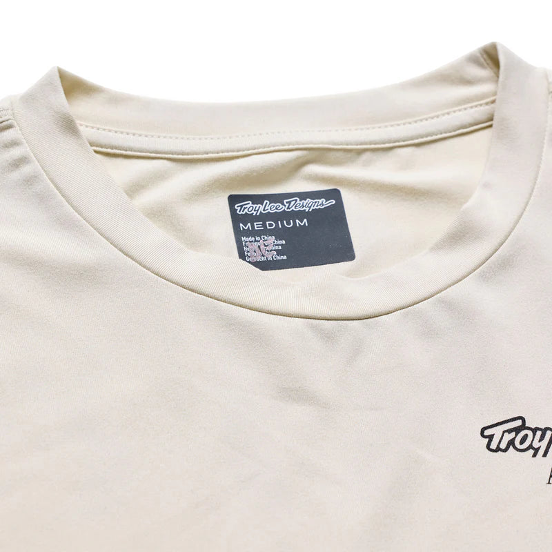 Troy Lee Designs Ruckus Long Sleeve Ride Tee - Art and Speed - Pumice
