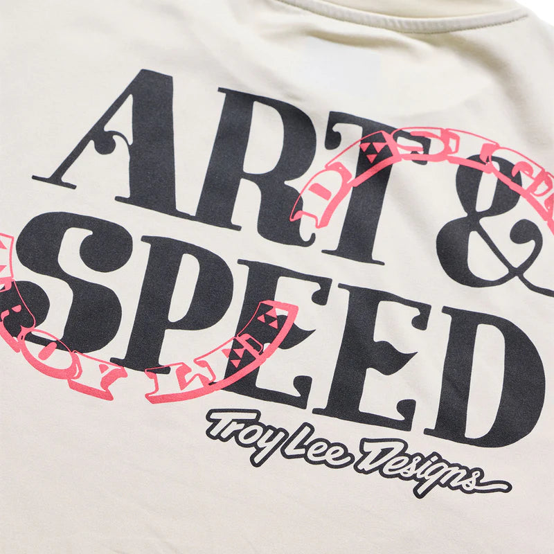 Troy Lee Designs Ruckus Long Sleeve Ride Tee - Art and Speed - Pumice