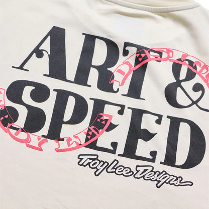 Troy Lee Designs Ruckus Long Sleeve Ride Tee - Art and Speed - Pumice