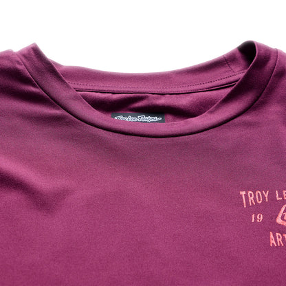 Troy Lee Designs Ruckus Long Sleeve Ride Tee - Lockdown - Sangria