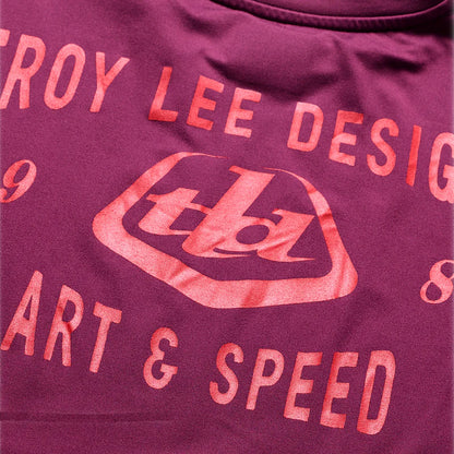 Troy Lee Designs Ruckus Long Sleeve Ride Tee - Lockdown - Sangria