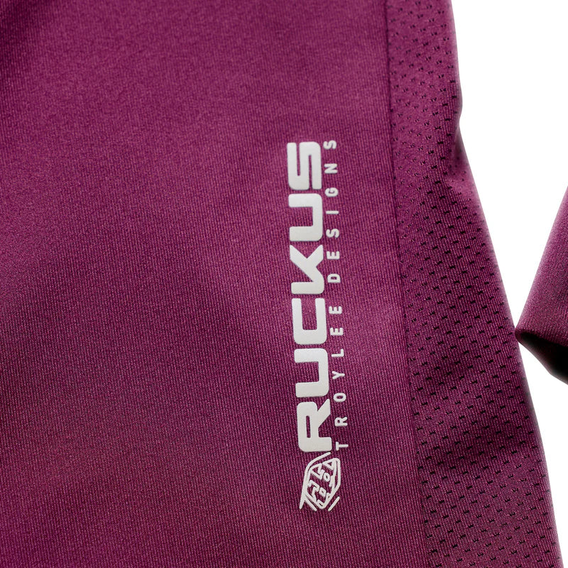 Troy Lee Designs Ruckus Long Sleeve Ride Tee - Lockdown - Sangria