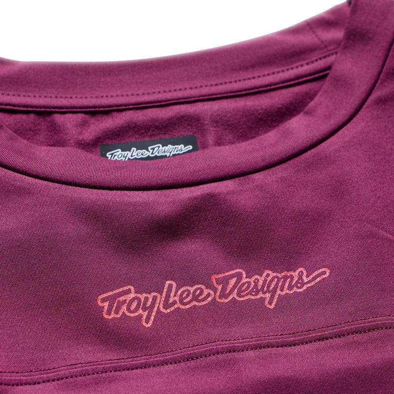 Troy Lee Designs Ruckus 3/4 Sleeve Ride Tee - Sangria