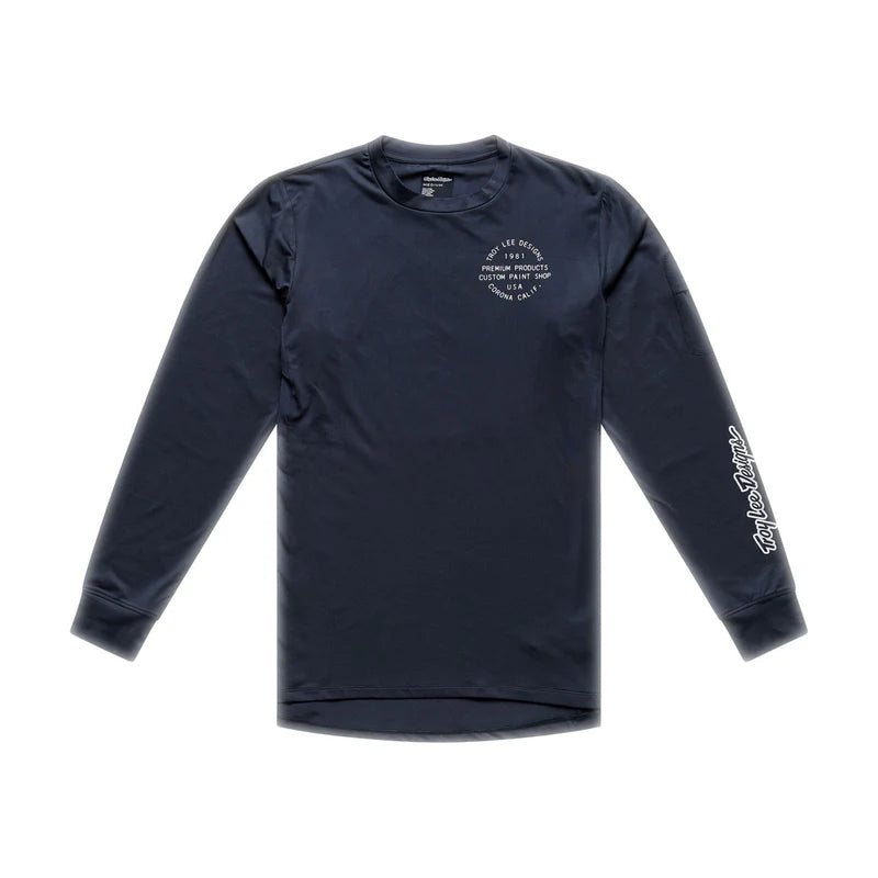 Troy Lee Designs Ruckus Long Sleeve Ride Tee - Pressed - Carbon