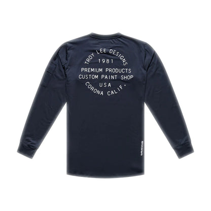 Troy Lee Designs Ruckus Long Sleeve Ride Tee - Pressed - Carbon