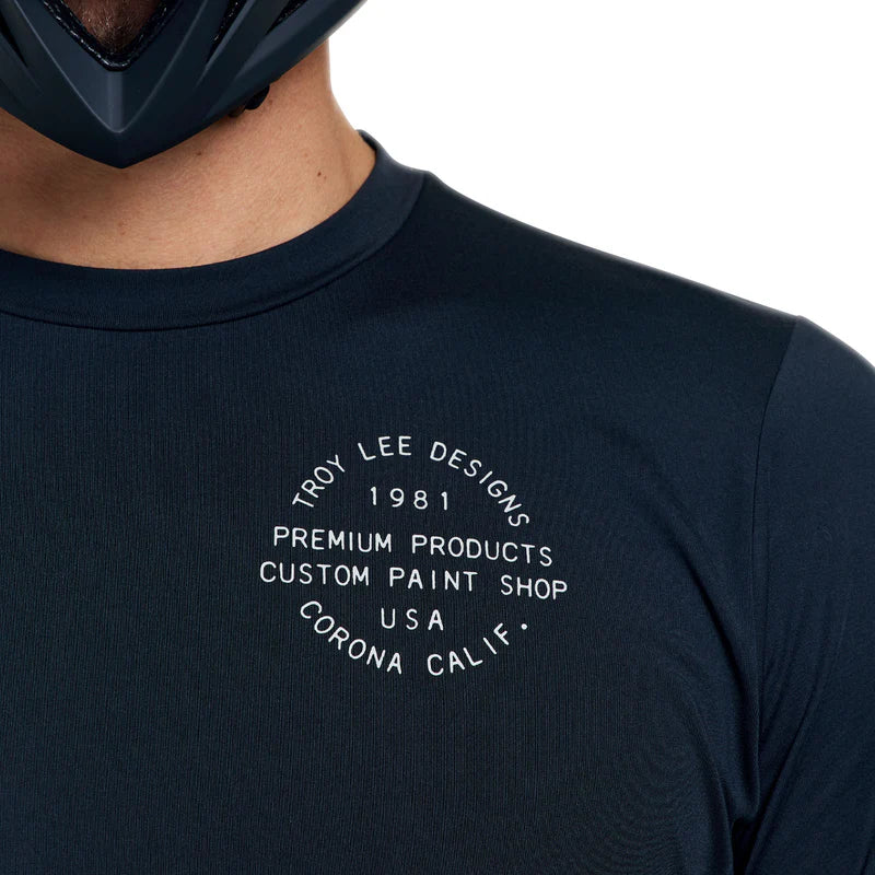 Troy Lee Designs Ruckus Long Sleeve Ride Tee - Pressed - Carbon