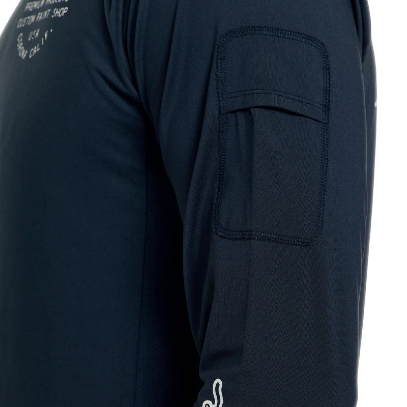 Troy Lee Designs Ruckus Long Sleeve Ride Tee - Pressed - Carbon