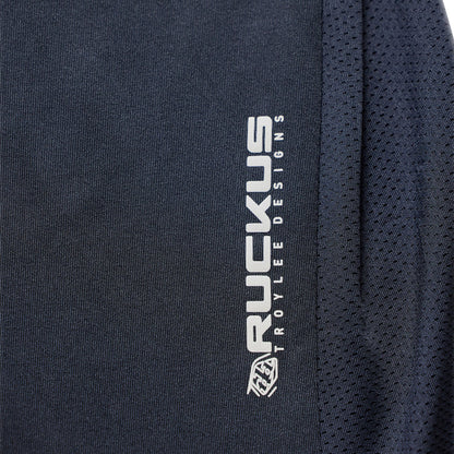 Troy Lee Designs Ruckus Long Sleeve Ride Tee - Pressed - Carbon