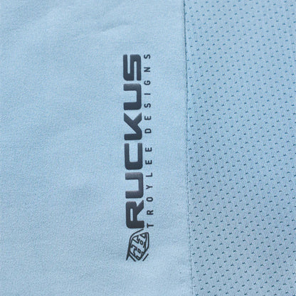 Troy Lee Designs Ruckus Long Sleeve Ride Tee - Waves - Dawn Blue