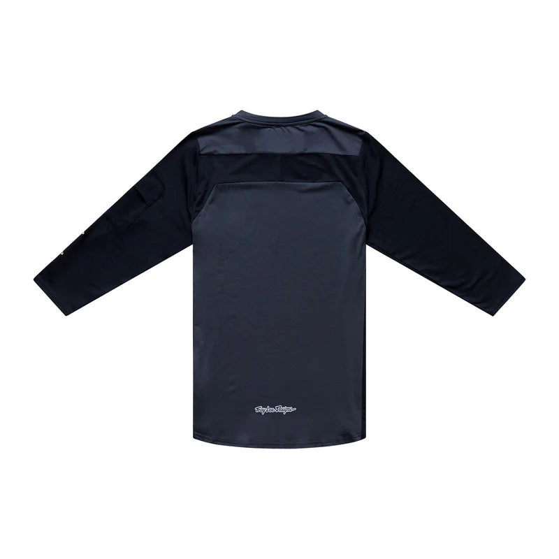 Troy Lee Designs Ruckus 3/4 Sleeve Ride Tee - Wings - Carbon