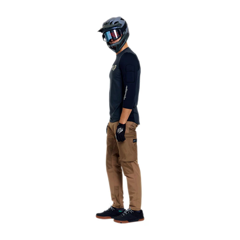 Troy Lee Designs Ruckus 3/4 Sleeve Ride Tee - Wings - Carbon