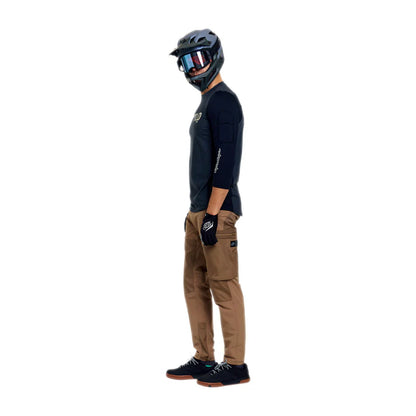 Troy Lee Designs Ruckus 3/4 Sleeve Ride Tee - Wings - Carbon