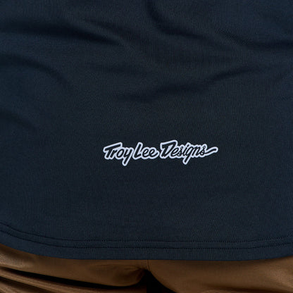 Troy Lee Designs Ruckus 3/4 Sleeve Ride Tee - Wings - Carbon