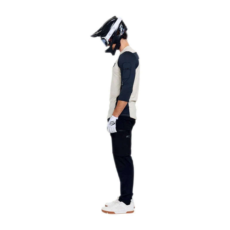 Troy Lee Designs Ruckus 3/4 Sleeve Ride Tee - Wings - Pumice