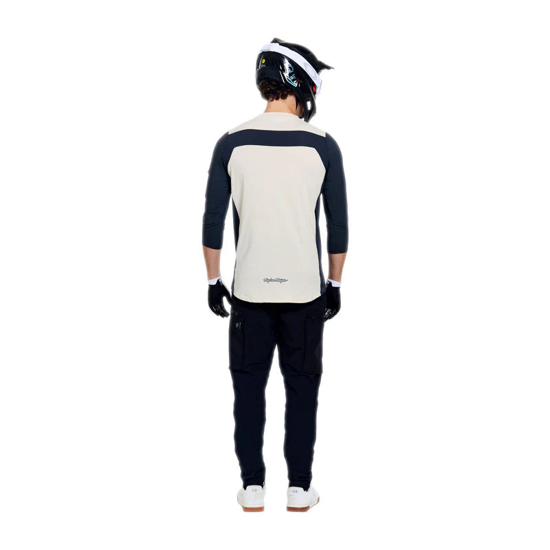 Troy Lee Designs Ruckus 3/4 Sleeve Ride Tee - Wings - Pumice