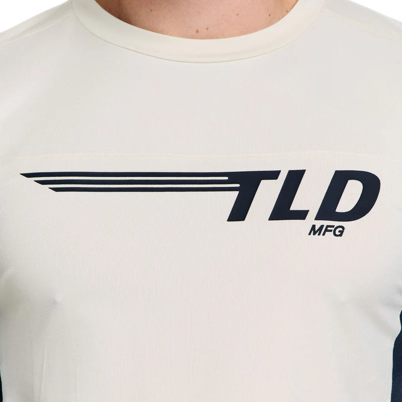Troy Lee Designs Ruckus 3/4 Sleeve Ride Tee - Wings - Pumice