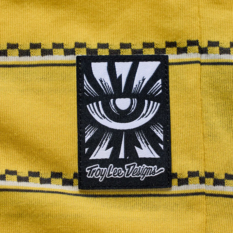 Troy Lee Designs Skyline Fakie Long Sleeve Ride Tee - Stripe - Butter