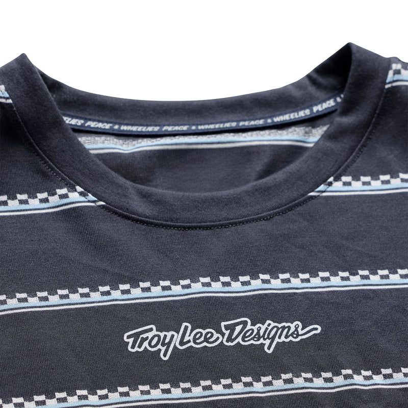 Troy Lee Designs Skyline Fakie Long Sleeve Ride Tee - Stripe - Carbon