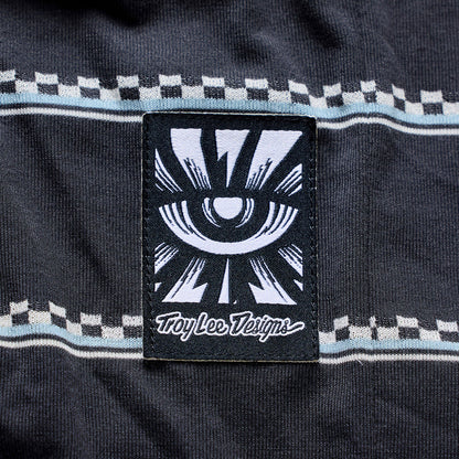 Troy Lee Designs Skyline Fakie Long Sleeve Ride Tee - Stripe - Carbon