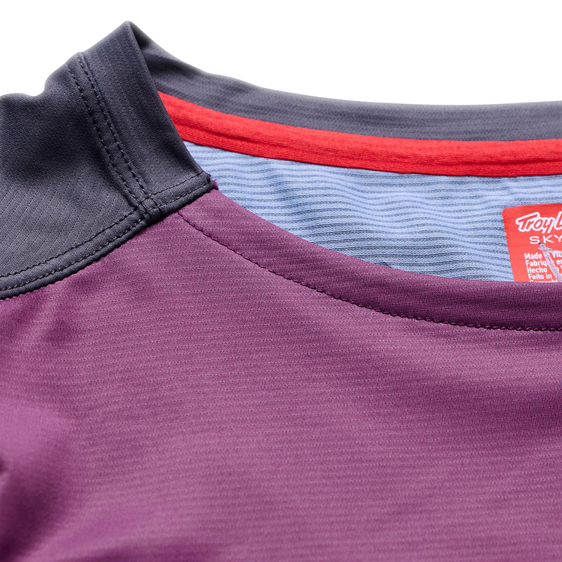 Troy Lee Designs Skyline Pro Short Sleeve MTB Jersey - Fangs - Sangria