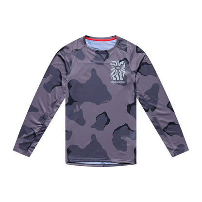 Troy Lee Designs Skyline Pro Long Sleeve MTB Jersey - Flow Camo - Carbon