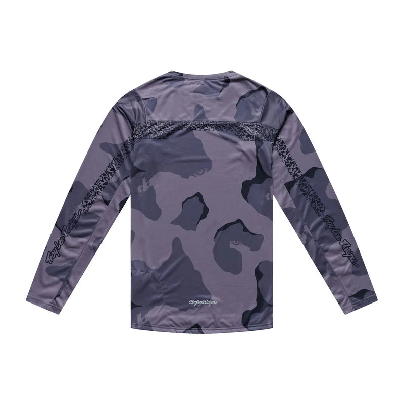 Troy Lee Designs Skyline Pro Long Sleeve MTB Jersey - Flow Camo - Carbon