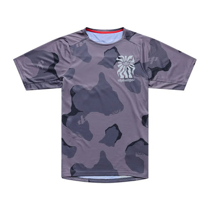 Troy Lee Designs Skyline Pro Short Sleeve MTB Jersey - Flow Camo - Carbon