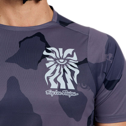Troy Lee Designs Skyline Pro Short Sleeve MTB Jersey - Flow Camo - Carbon
