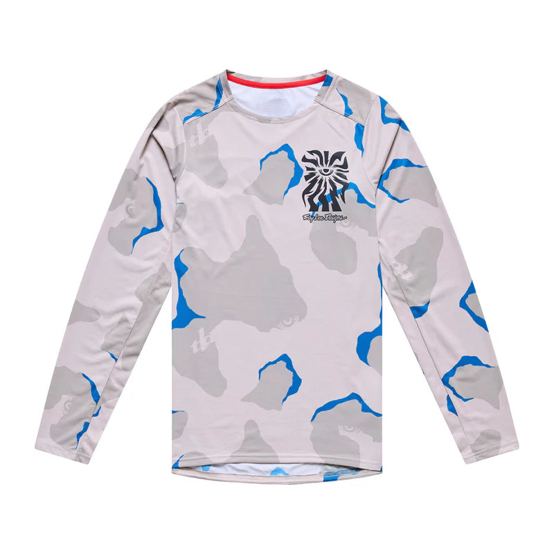 Troy Lee Designs Skyline Pro Long Sleeve MTB Jersey - Flow Camo - Pumice