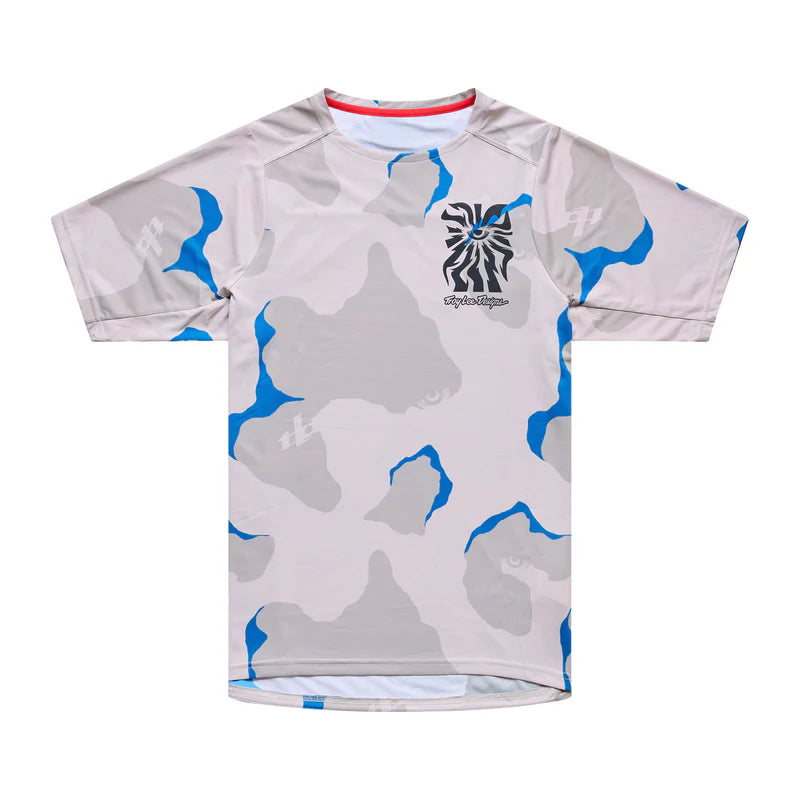 Troy Lee Designs Skyline Pro Short Sleeve MTB Jersey - Flow Camo - Pumice