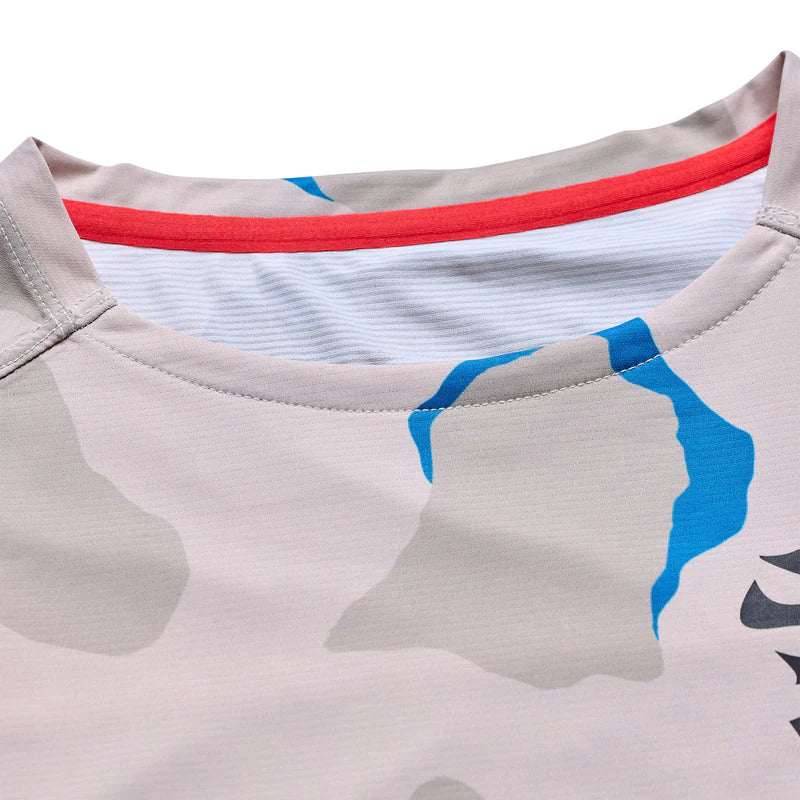 Troy Lee Designs Skyline Pro Short Sleeve MTB Jersey - Flow Camo - Pumice