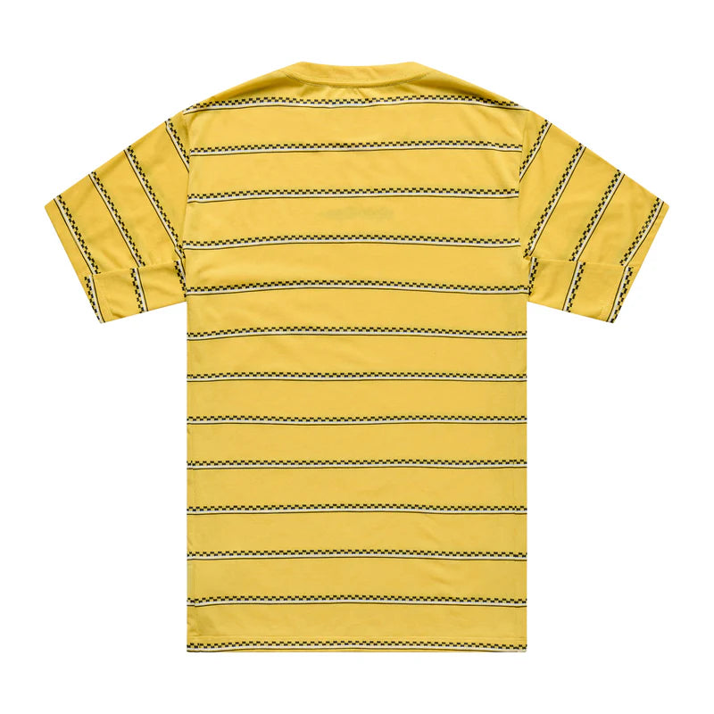 Troy Lee Designs Skyline Short Sleeve Ride Tee - Checked Out - Butter
