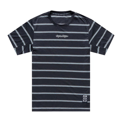 Troy Lee Designs Skyline Short Sleeve Ride Tee - Checked Out - Carbon