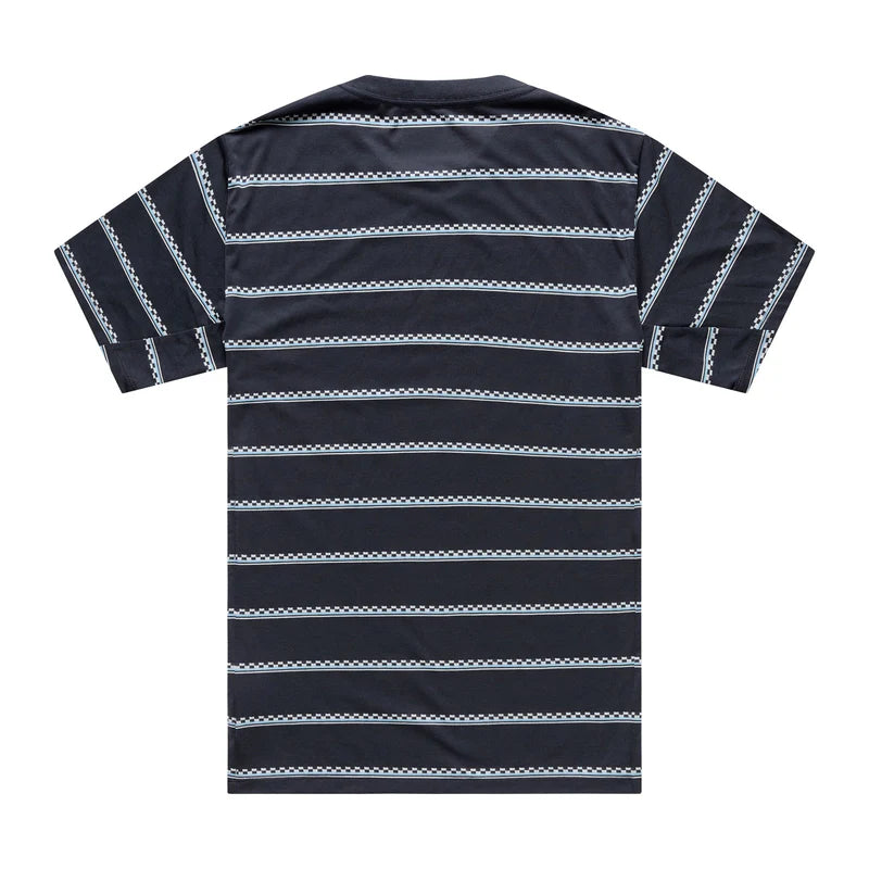 Troy Lee Designs Skyline Short Sleeve Ride Tee - Checked Out - Carbon