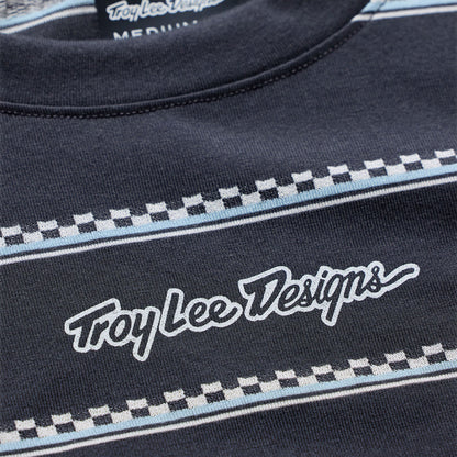 Troy Lee Designs Skyline Short Sleeve Ride Tee - Checked Out - Carbon