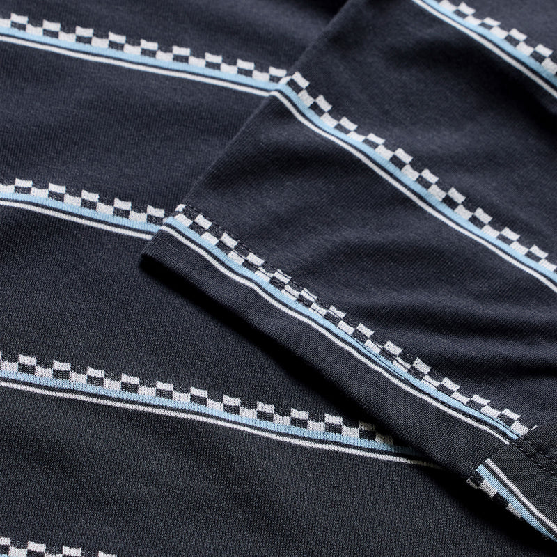 Troy Lee Designs Skyline Short Sleeve Ride Tee - Checked Out - Carbon