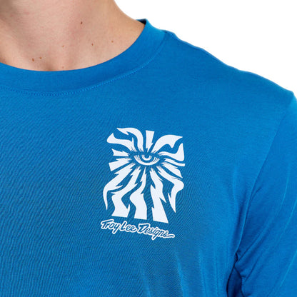 Troy Lee Designs Skyline Short Sleeve Ride Tee - One Eye - Aero Blue