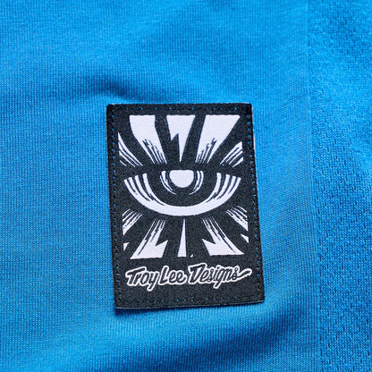 Troy Lee Designs Skyline Short Sleeve Ride Tee - One Eye - Aero Blue